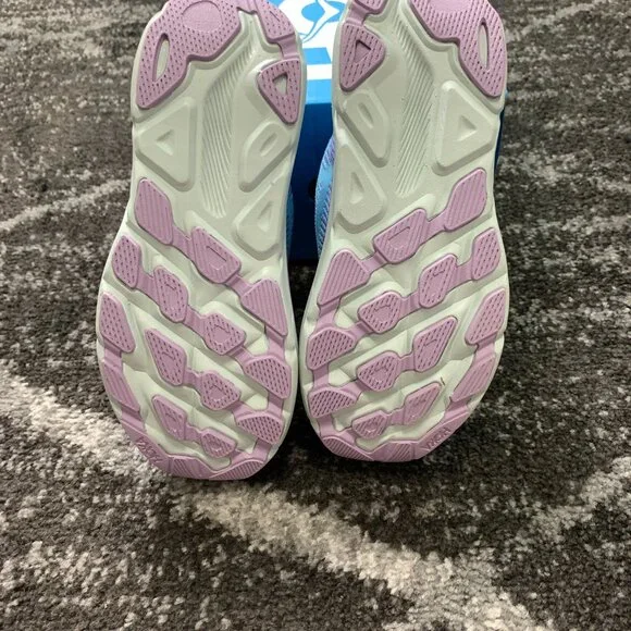 HOKA Clifton 9 Women's Athletic Running Sneaker Shoes Blue/Violet 5 through 7.5 - Picture 5 of 6
